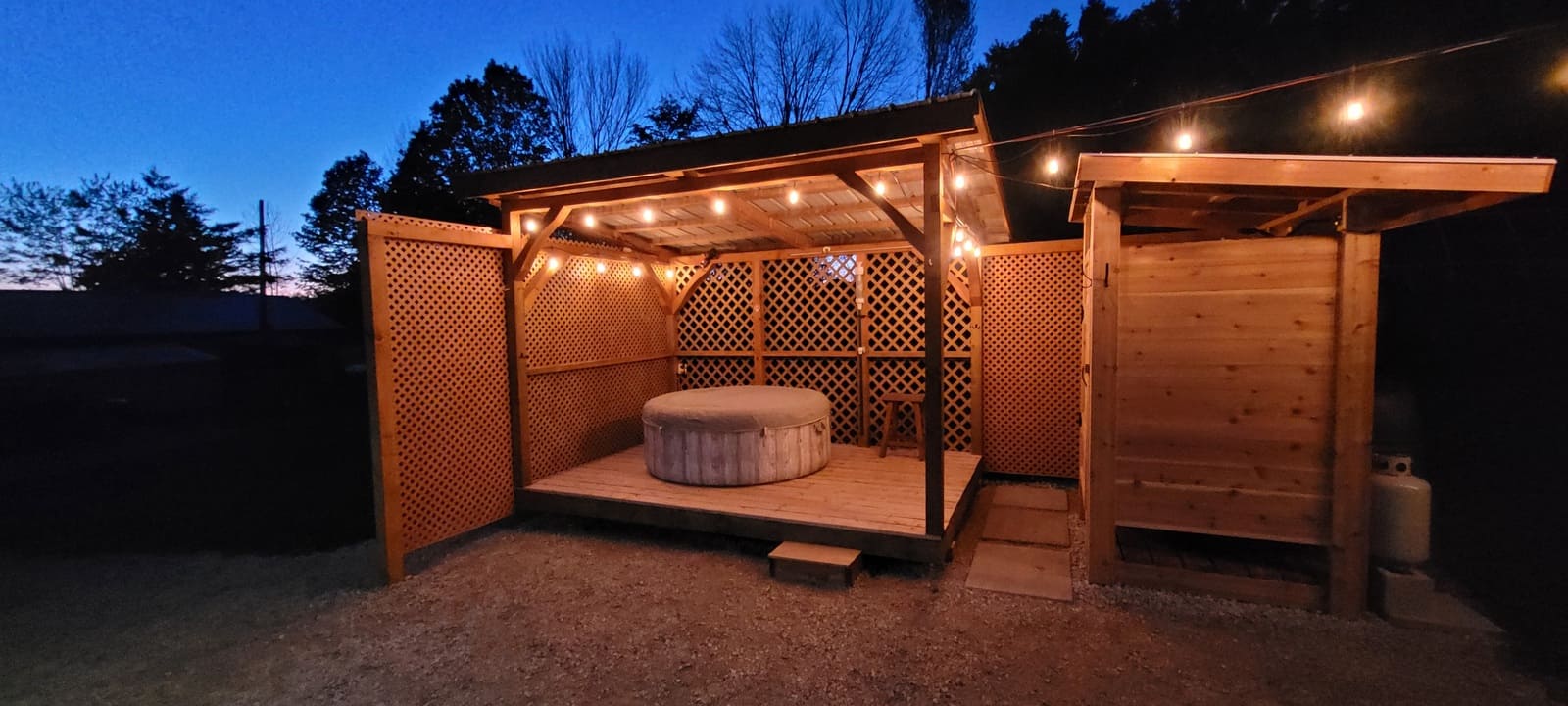 Evening ambiance at cabin near Southampton and Port Elgin